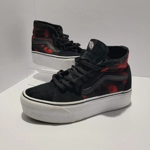 Vans Hi Tapered Stackform Glow In The Dark Skull Print Herren 8,5 TOP  - Bild 1 von 10