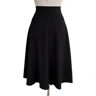 Modcloth Just This Sway A-line Skirt Lot of (2) EUC Black & Yellow - Image 1 of 4