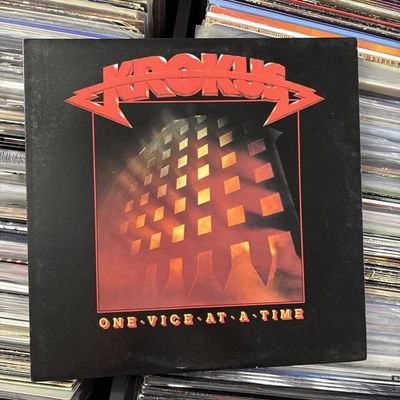 KROKUS - ONE VICE AT A TIME 1982 Vinyl LP Album ULTRASONIC CLEANED - Image 1 of 4