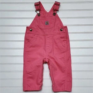 Carhartt Pink Canvas Overalls - Picture 1 of 5