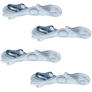 4er Pack Zelt Abspannleinen 3mmx3m Spannseil Zeltleinen Abspannleine Zeltschnur - Bild 1 von 8