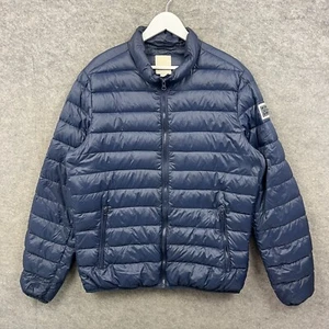 Chaqueta Diesel Para Hombre Extra Grande Azul Pato Plumón Relleno Aislado Acolchado Abrigo - Imagen 1 de 9