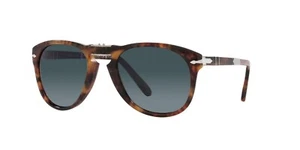 Persol Steve McQueen PO 0714SM Sonnenbrille caffe/blau schattiert klappbar 54/21/140 - Bild 1 von 3
