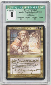 Graded Signed Riven Turnbull CGC Legends Artist Richard Kane Ferguson MTG Magic! - Picture 1 of 2