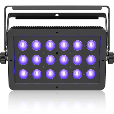Chauevt LED Shadow 18 x 3W UV Blacklight Ultra Bright Party Effect Halloween - Image 1 of 4
