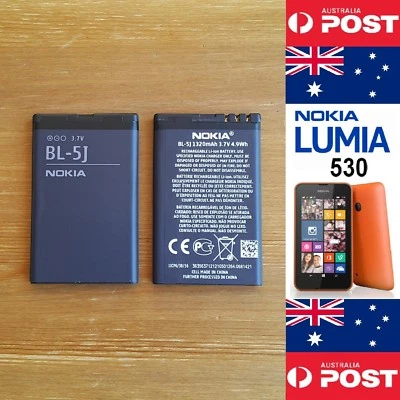 NOKIA LUMIA 530 520 Original Battery BL-5J 1320mAh Good Quality - Local Seller — 第 1/4 张图片
