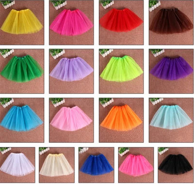 4-6 YRS Girls Kids Tutu Skirt Fancy Dress Ballet Dance Photo Prop Costume Party - Image 1 of 4