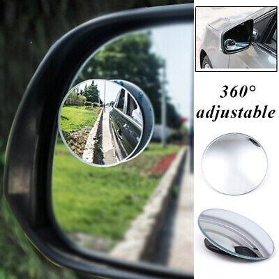 Rund Spiegel Auto Seite Blick Toter Winkel Rückansicht Einfach Verwendung • 3.38€