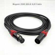 MOGAMI 2549 GOLD High Quality XLR Cable in Custom Lengths and Boot Colours.