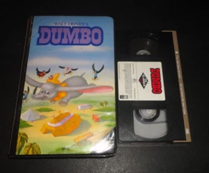Dumbo (VHS, 1941) Disney Rare Original Black Diamond Release Black Clamshell - Picture 1 of 4