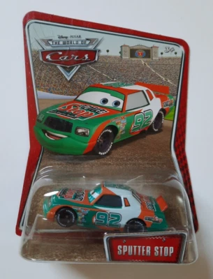 CARS Disney pixar cars SPUTTER STOP 92 mattel RARO world of cars 1:55 maclama - Immagine 1 di 4
