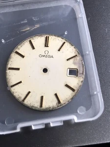 Original Vintage Omega Zifferblatt Ersatzteile Reparaturen 29,55 mm Datum - Bild 1 von 4