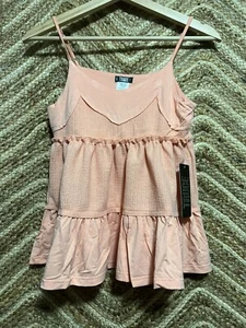 TRUCE Girls Loose Knit Tier Top, Peach Color, Size XL, Brand New with Tags,NWT - Picture 1 of 9
