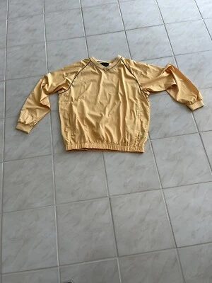 FOOTJOYXL Pullover Manga Larga Cortavientos Camisa - Chaqueta Cuello en V Amarillo XL Foto 1 de 4