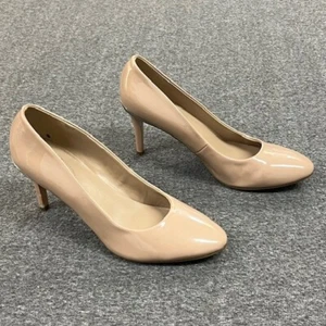 Bandolino Shoes Womens 8 M 3 Inch Stiletto Nude Beige Closed Toe Slip On - Picture 1 of 17