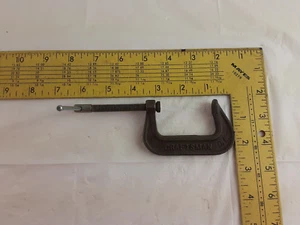 Abrazadera en C vintage Craftsman maleable EE. UU. - Imagen 1 de 11