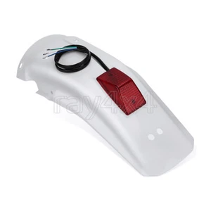 Rear Fender w/Tail Light For Honda XR600R XR650L XR250R XR250L Plastic Mud Guard - Picture 1 of 12