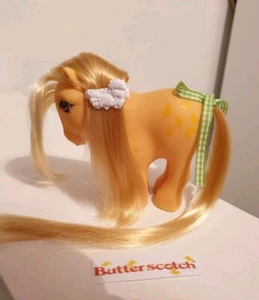 Vintage G1 My Little Pony Butterscotch Rehair - Flat Feet - Picture 1 of 11