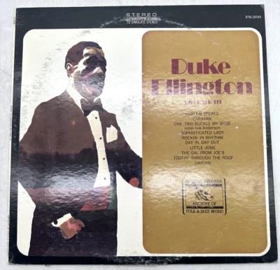 Duke Ellington Volume III Everest Records Archive Of Folk & Jazz Music FS-266 VG - Image 1 of 4