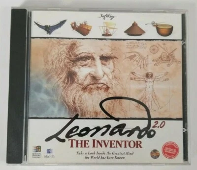 Leonardo The Inventor 2.0 1996 SoftKey CD ROM  - Image 1 of 4