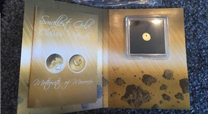 2019 Congo,  Meteorite, 100 Francs CFA, Gold! Goldcoin Jbilet Winselwan Marocco - Picture 1 of 7