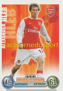 008 ALEXANDER HLEB # ARSENAL FC TOPPS PREMIER LEAGUE 2007 2008 MATCH ATTAX - Picture 1 of 1