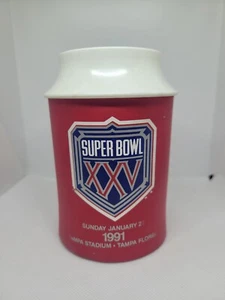 Vintage Super Bowl XXV 1991 Koozie Cup - Picture 1 of 4