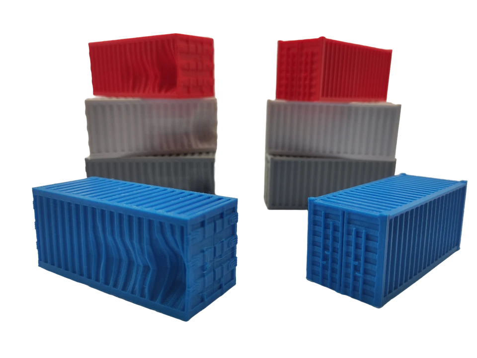 H0 20ft Container Schiff LKW Hafen Ladegut Baustelle Ausgestaltung Diorama 1:87 - Bild 1 von 1