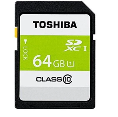 TOSHIBA SD Card 64GB Class 10 UHS  (Maximum Transfer Rate 40MB/s) SDAR40NG  - Image 1 of 3