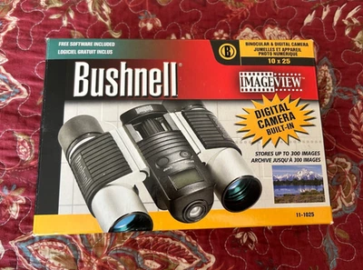 Bushnell ImageView 11-1210 10 x 25 Binocular and Digital Camera - Image 1 of 3