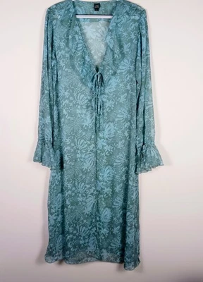 Plumero largo con volantes transparentes Wild Fable para mujer M floral Foto 1 de 4