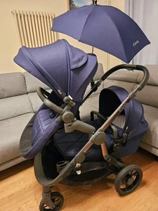 iCandy Orange 3 Dark Mist Marl Double buggy - Picture 1 of 7