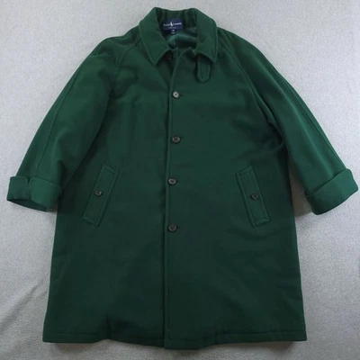 Ralph Lauren пальто женщин 14 зеленый 100 шерсти сделано в США союз сделано винтажный * недостатки - Изображение 1 из 4