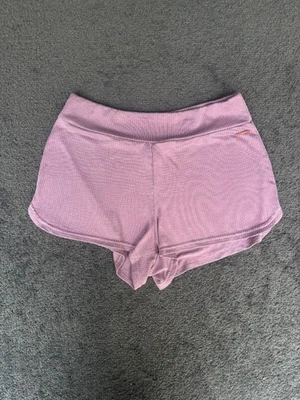 Mini Pantalones Cortos Danskin Para Mujer Pequeños Rosa Cintura Elástica Poliéster Elastizados Pull On Foto 1 de 4