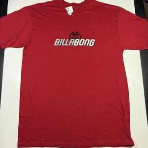 (NEW w Tag) Adult Large Billabong T-Shirt Red Skate / Surf - Picture 1 of 5