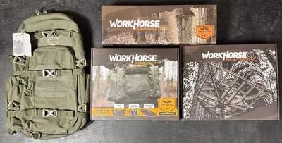 Tethrd Grit Timber Saddle Workhorse Sticks XL Platform Backpack Combo Package - Image 1 of 4