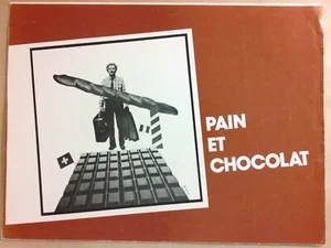 RARE DOSSIER DE PRESSE DEPLIANT DU FILM "PAIN ET CHOCOLAT" / NINO MANFREDI  - Picture 1 of 3