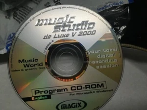 Vintage Magix Music Studio deluxe v2000.2 Windows CD-ROM c 1995-1998 - Picture 1 of 3