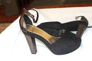 H&M SZ 8 High Heel Platform Runway Stylish Sandal Shoes - Picture 1 of 10