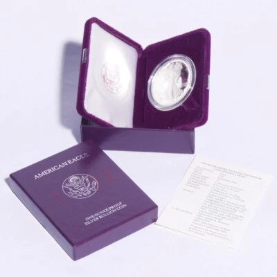 1993 Silver American Eagle Dollar Proof - Image 1 of 3