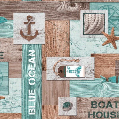 PVC Tischdecke NEMO Meterware Wachstuch Eckig Breite & Länge wählbar abwaschbar - Bild 1 von 2