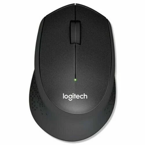Logitech M330 Silent Plus 1000 DPI Wireless Mouse - Black (910-004905) - Image 1 of 1