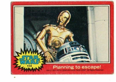 1977 Topps Star Wars #114 Planning to Escape - Image 1 of 2