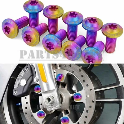 10PCS CANDY Front Brake Disc Rotors Mounting Bolts For BMW R1200GS 04-13 R1150GS - Imagem 1 de 4