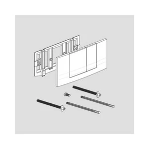 SANIT WC Betätigungsplatte für FRIABLOC Modell F 102 pergamon - Bild 1 von 1