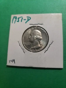 Beautiful 1951-D BU Washington Quarter - Picture 1 of 2