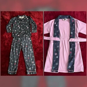 Girl Bass Pro Snowflake Design Pijama Set- Size 6 - Picture 1 of 8