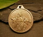 Schwere Pilger Medaille Anh&#228;nger Santuario Madonna Della Grata-Ostuni Herz Jesu