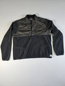 Iron And Resin Peak Pullover Mens 2XL XXL Gray Quilted Fleece Water Resistant - Picture 1 of 10