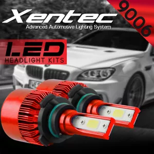 XENTEC LED HID Headlight kit 9006 White for 1996-2014 GMC Savana 1500 - Picture 1 of 12